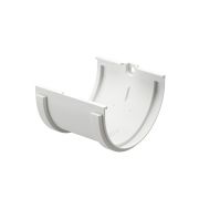 Соединитель желобов Стандарт (Standard) Белый, (RAL 9003)