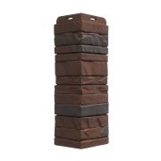 Угол наружный для фасадных панелей Stein, Тёмный орех
