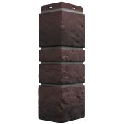 Угол наружный для фасадных панелей Burg, Земляной