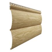 Сайдинг блок-хаус Docke Монреаль D4.7T под дерево Зрелый каштан