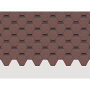 Гибкая черепица Docke Сота Красный