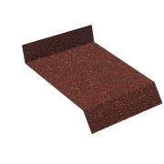 Отлив металлический с посыпкой, Красный