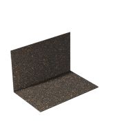 Уголок внутренний металлический с посыпкой, Коричневый