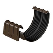 Соединитель желобов Стандарт Сталь (Stal Standard) Коричневый, (RAL 8017)