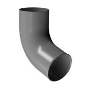 Отвод водосточной трубы Стандарт Сталь (Stal Standard) Темно-серый, (RAL 7024)