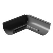 Внутренний угол желоба 90˚ Стандарт Сталь (Stal Standard) Темно-серый, (RAL 7024)