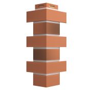 Угол наружный для фасадных панелей Flemish, Красный жженый