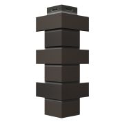 Угол наружный для фасадных панелей Flemish, Тёмно-коричневый