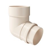 Колено водосточное 72˚ Люкс (Lux) Латте, (RAL 1015)