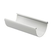 Желоб водосточный 1,5 м Люкс (Lux) Пломбир